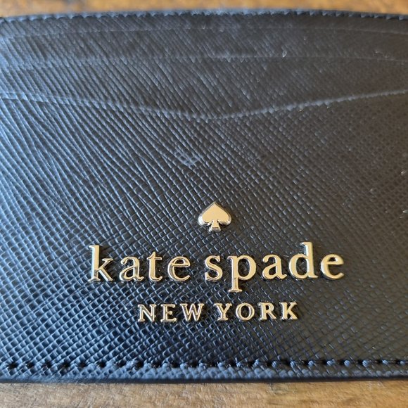 Kate Spade Staci slim credit card holder/case, black - Picture 3 of 4
